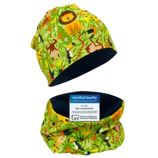 Gorro y bufanda HECKO infantil animales