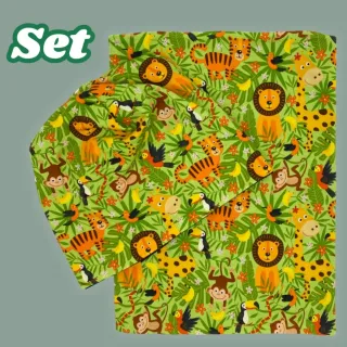 Gorro y bufanda HECKO infantil animales