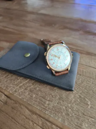 Reloj de cuerda manual vintage Crono-stop