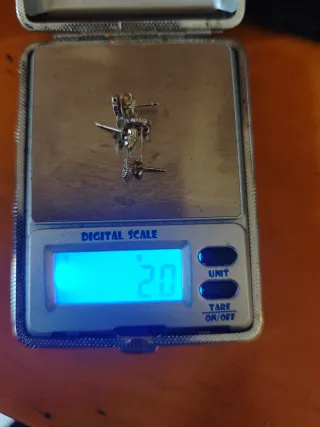 Orecchini oro e piccoli diamantini!