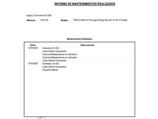 Renault Trafic Mixto N1  Largo Energy Blue dCi