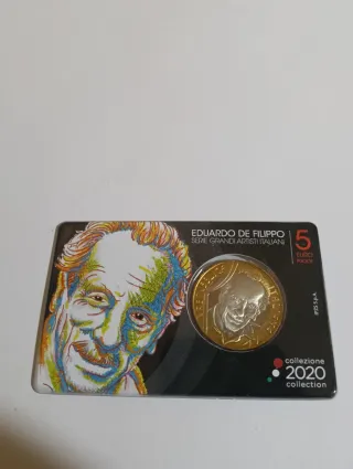 Italia 5€ Eduardo de Filippo 2020