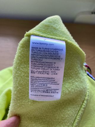 Sudadera Tommy Hilfiger Amarilla