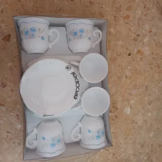 Juego 6 tazas y platos Arcopal