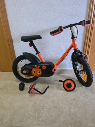 Bici infantil naranja Btwin