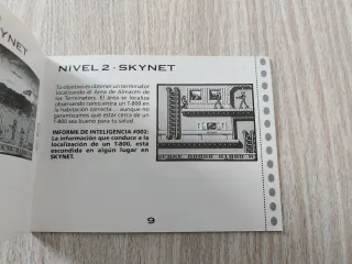 MANUAL TERMINATOR 2 PAL ESPAÑA NINTENDO GAME BOY
