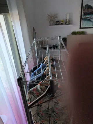 Burro perchero metálico