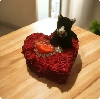 Scatola cuore San Valentino -idea regalo colazione