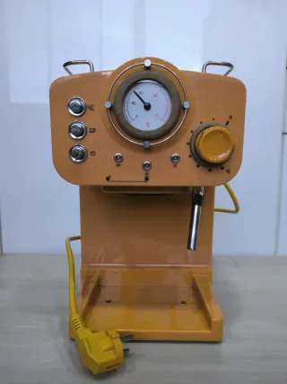 Cafetera express Create Thera Retro Mostaza