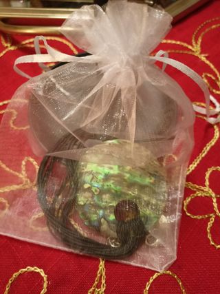 Collana pendente in madreperla conchiglia di Paua