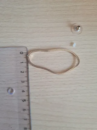 Pendientes Aro Irregulares Dorados Circonitas