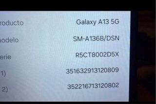 Samsung Galaxy A13 5G Negro