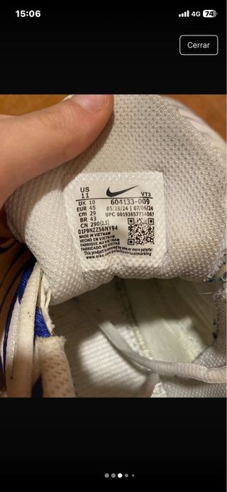 Zapatillas Nike TN Blancas y Azules