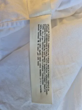 Camisa Blanca Massimo Dutti Talla 38