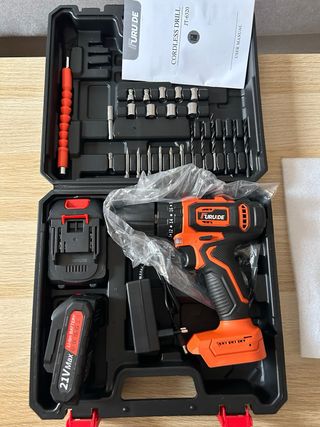 Taladro Inalámbrico 21V Max con 2 Batería