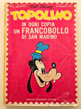 Collezione fumetti di Topolino con 480 numeri