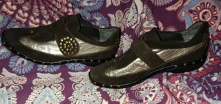 Zapatillas Stuart Weitzman Mujer Marrón/Dorado