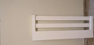 Barandilla de cama blanca