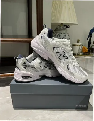 New Balance 530 Talla 38 Blanco Plata