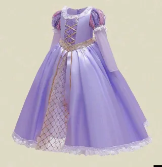 Disfraz Princesa Morado Talla 5/6 años