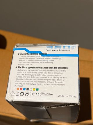 Detector Radar 360 GPS