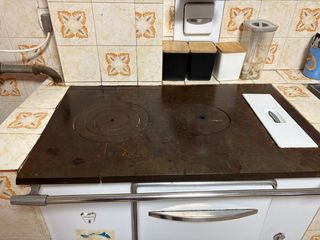 Cocina antigua de leña