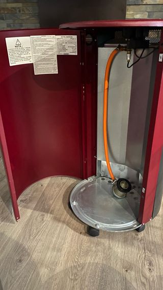 Estufa de gas de llama azul TMC CHIC 4,2 kw