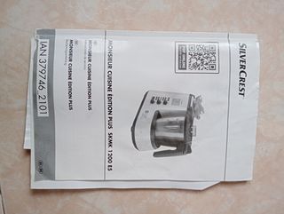 Robot Cocina Silvercrest Monsieur Cuisine-Recambio