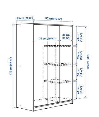 Armario 3 puertas IKEA blanco