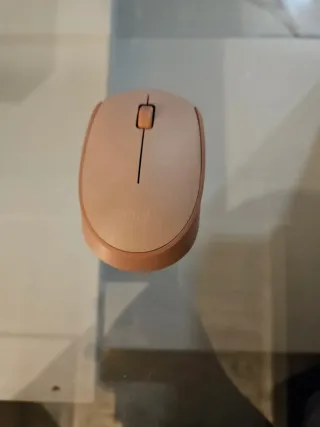 Ratón Logitech Beige/Rosa