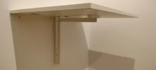 Mesa plegable Ikea Norberg blanca