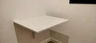 Mesa plegable Ikea Norberg blanca