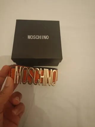 Cintura Moschino Oro Arancione