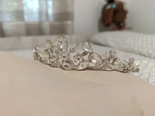 Tiara de Novia Plata