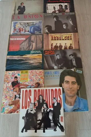 Lote 35 Vinilos Rock y Pop