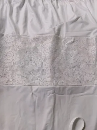 Picardías sexy encaje blanco Talla L