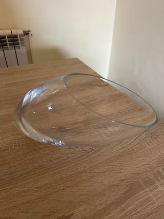 Jarrón de cristal decorativo