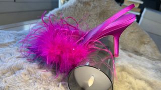 Zapatos Fucsia Satén Talla 37