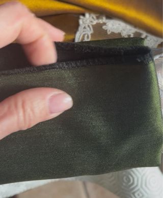 Tela falda fallera/huertana verde musgo