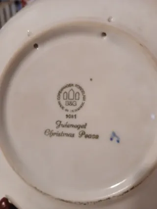 Piatto Natale 1981 Bing & Grondahl porcellana