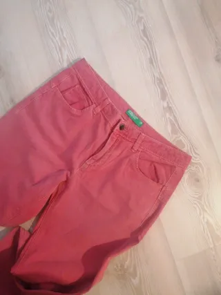 United Colors of Benetton pantaloni rosa taglia 29