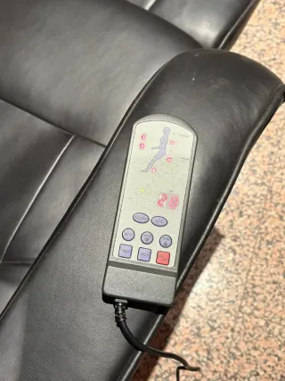 Sillón de masajes negro