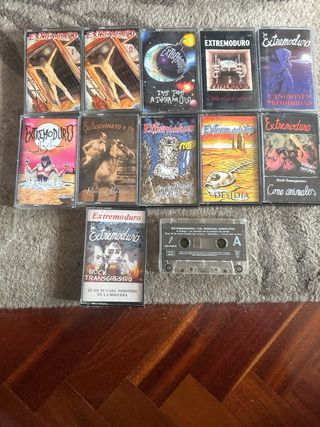 Lote Extremoduro: Vinilos, CDs y Cassettes