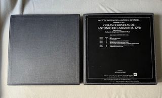 Antonio Cabezón 2 Cofres Vinilos Música Antigua