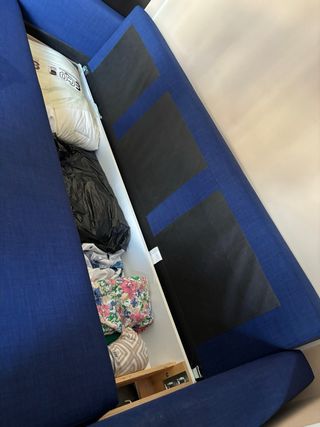 Sofá Cama 3 Plazas Azul