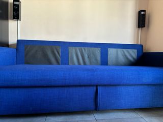 Sofá Cama 3 Plazas Azul