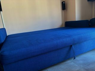 Sofá Cama 3 Plazas Azul