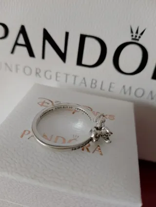 Anillo Pandora Plata Disney  Stich talla 60