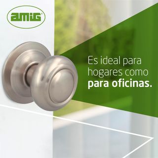 Amig - Pomo Redondo para Puertas Exteriores de Ent