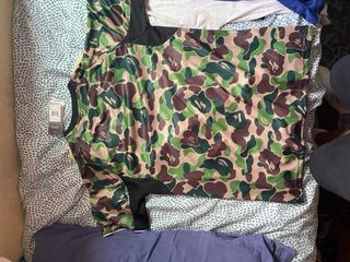 Camiseta Bape x Adidas Camuflaje Camo